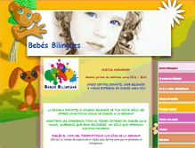 Tablet Screenshot of bebesbilingues.com